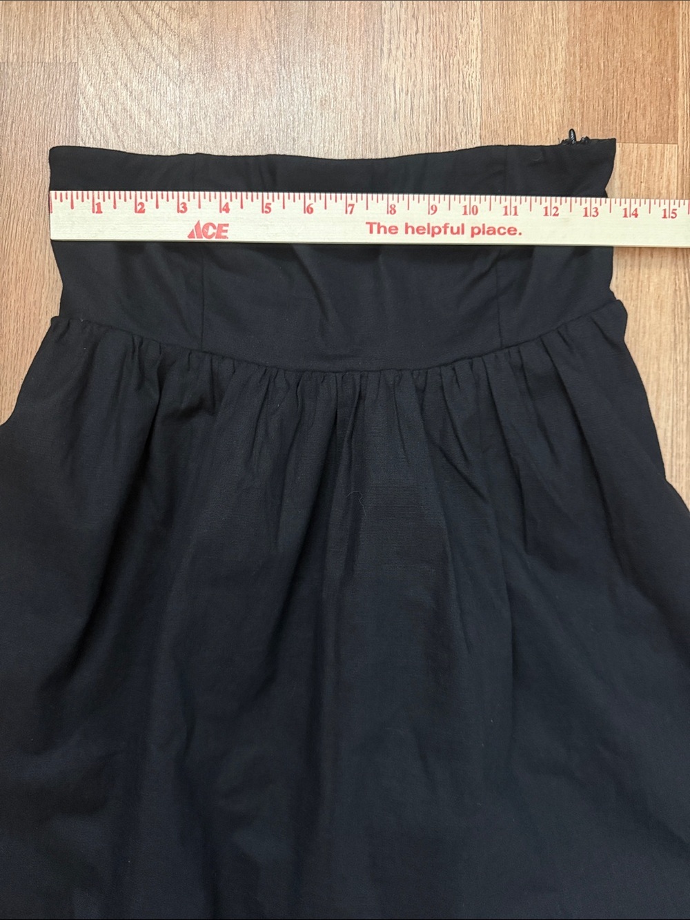 ❇️NWT❇️ Princess Polly Strapless Black 95% Cotton Blend Dress. - Picture 11 of 12